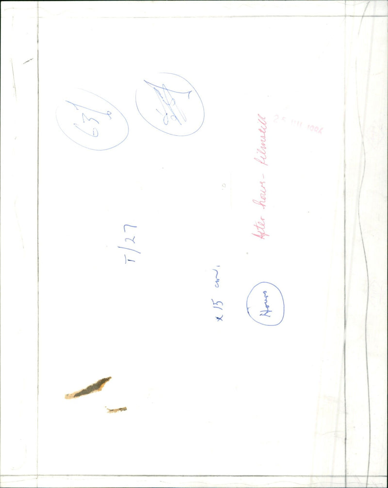 A movie still from an upcoming film, "AH-3 x 15" - Vintage Photograph