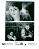 Winona Ryder and Ron Perlman in a scene from the film, Alien Resurrection. - Vintage Photograph