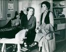 Ingrid Bergman and Liv Ullmann star in Ingmar Bergman's 1980 film AUTUMN SONATA. - Vintage Photograph