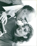 Cast members of the film Atlantic City, starring Burt Lancaster and Susan Sarandon, at the Venice Film Festival. - Vintage Photograph