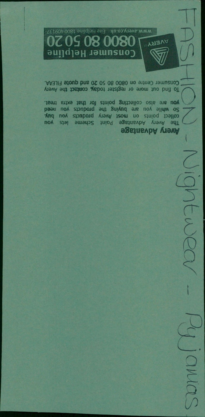 A woman models a pair of pyjamas from the Avery Advantage Point Scheme. - Vintage Photograph