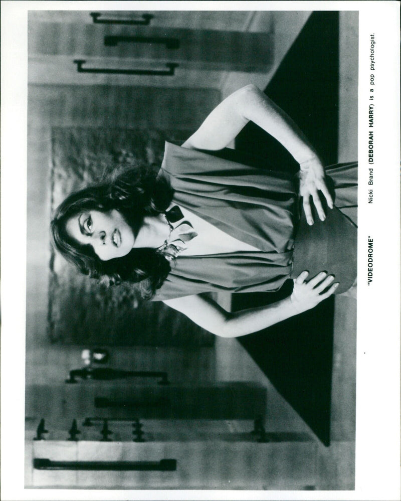 Actress Deborah Harry in her iconic role as Nicki Brand in "Videodrome". - Vintage Photograph