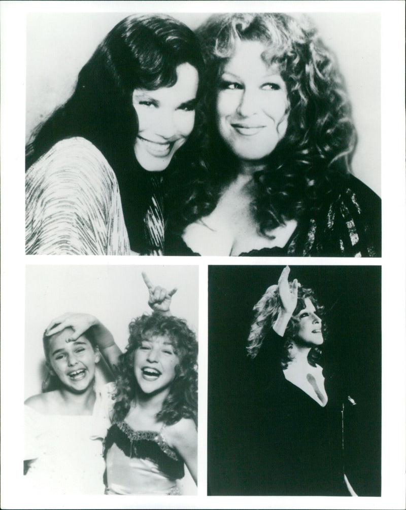 Bette Midler and Barbara Hershey in a scene from the film "Beaches" - Vintage Photograph