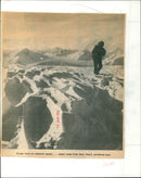 A peaceful winter scene on Bear Island on January 5, 1980. - Vintage Photograph