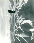 A peaceful winter scene on Bear Island on January 5, 1980. - Vintage Photograph