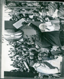 Students protesting against the Vietnam War in Tokyo, Japan. - Vintage Photograph