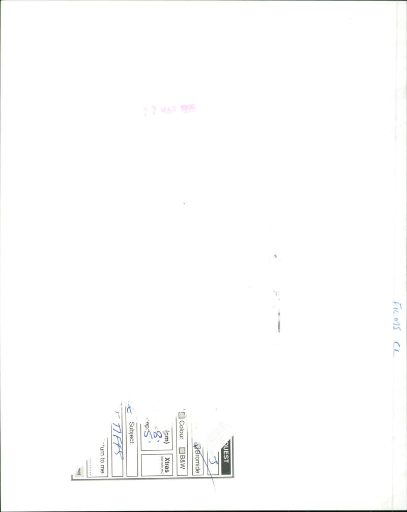 Willem Dafoe as Mr. Clark in the Paramount Pictures film, "Clear and Present Danger." - Vintage Photograph