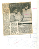 Geraldine Spong (Julie Walters) and Kevin (Vincenzo Ricotta) in a scene from the comedy film "Car Trouble." - Vintage Photograph