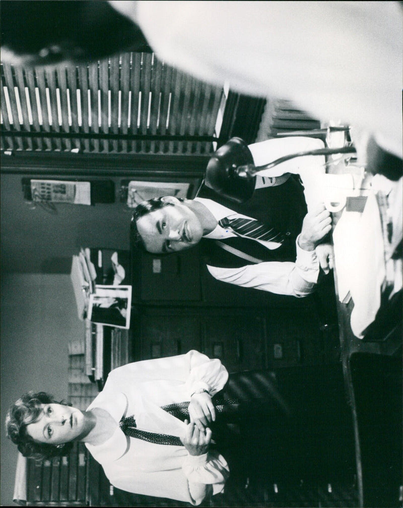 Hundreds of people gather in downtown Los Angeles to protest the Film Cites heat 6622. - Vintage Photograph