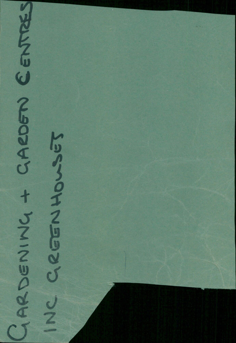 A greenhouse in a garden centre in Avery Hill, London. - Vintage Photograph