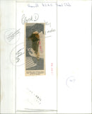 A Modelling Club member examines a miniature car he is making. - Vintage Photograph