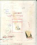 A flock of blue birds perched atop a tree in Valonic Singleton's suburban backyard. - Vintage Photograph