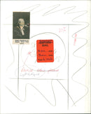 Singer Peter Skellern appears on BBC Radio Two. - Vintage Photograph