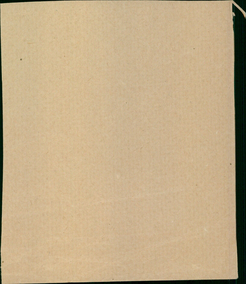 A hiker stands atop a cliff overlooking a valley. - Vintage Photograph