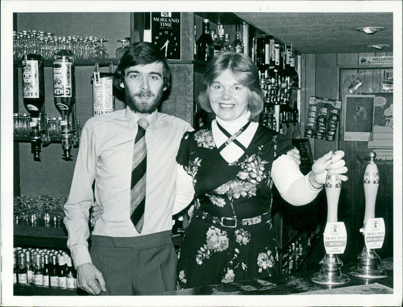 Diane and Andrew Murray, the new hosts of the popular Bay Tree public house in Grove, are ready to serve customers and continue established events. - Vintage Photograph