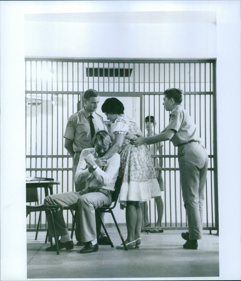 A scene from the film Evil Angels, released as A Cry in the Dark, with Meryl Streep and Sam Neill, 1988. - Vintage Photograph