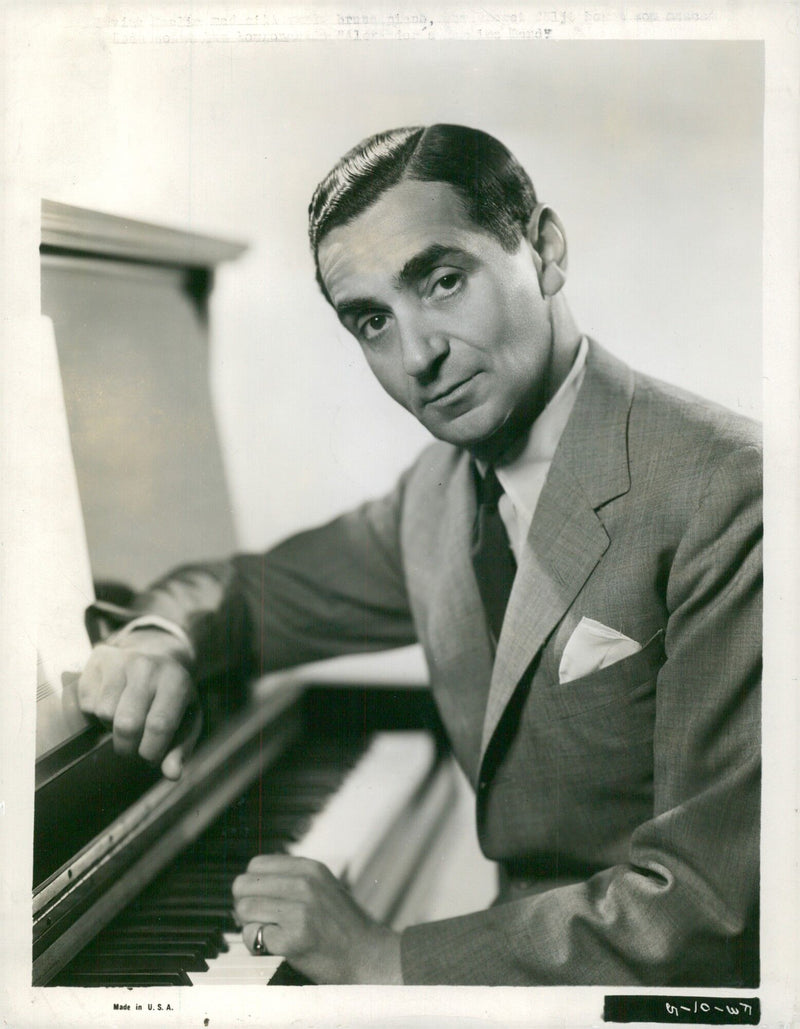 On this day in 1952, Irving Berlin, the composer of the iconic song Alexander's Ragtime Band, was honored for his musical contributions. - Vintage Photograph