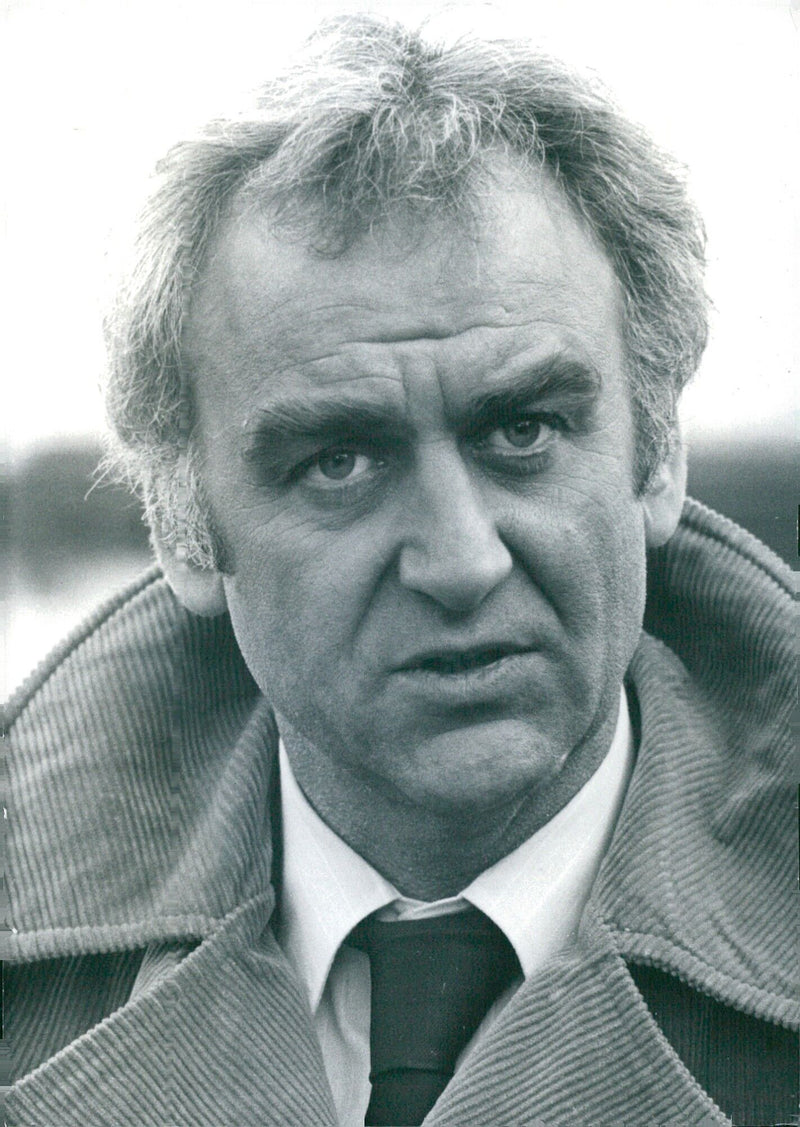 British actor John Thaw stars in the television series "The Sweeney" and two films based on the series. - Vintage Photograph