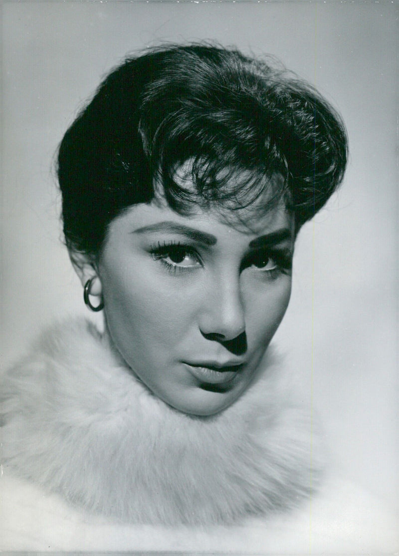 British actress and dancer, Joyce Blatr, poses in a London studio for a new photoshoot. - Vintage Photograph