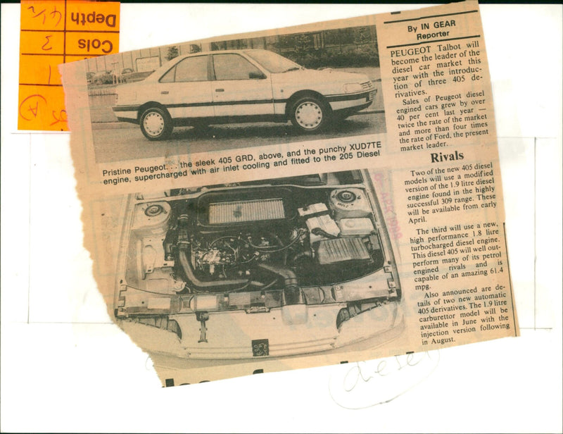 Pristine Peugeot - Vintage Photograph