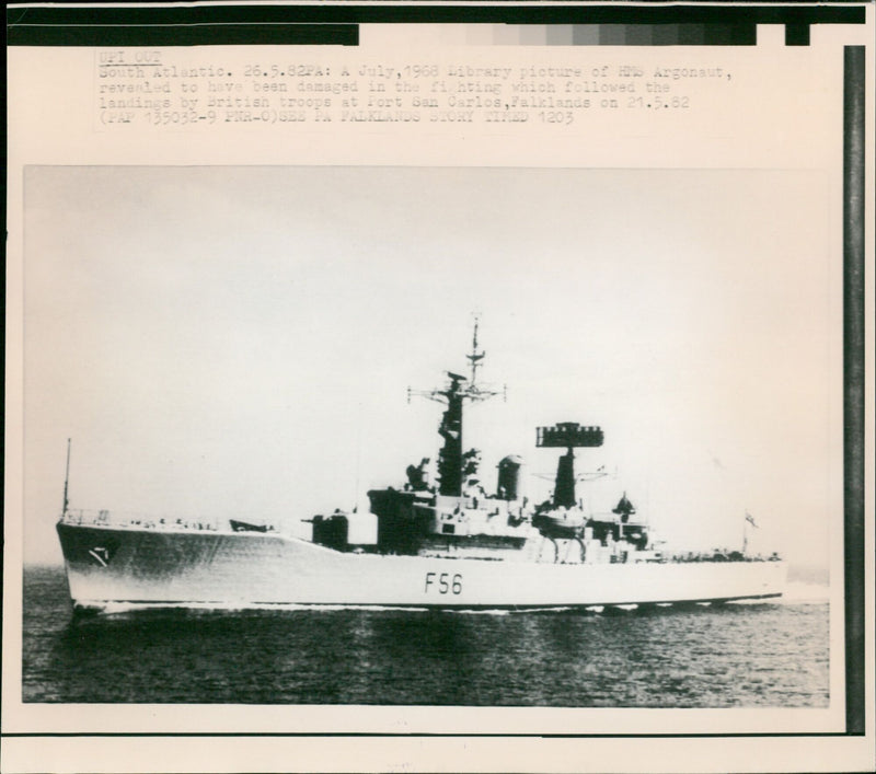 HMS Argonaut - Vintage Photograph