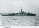 British frigate - Vintage Photograph