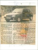 PEUGEOT 205 XS - Vintage Photograph