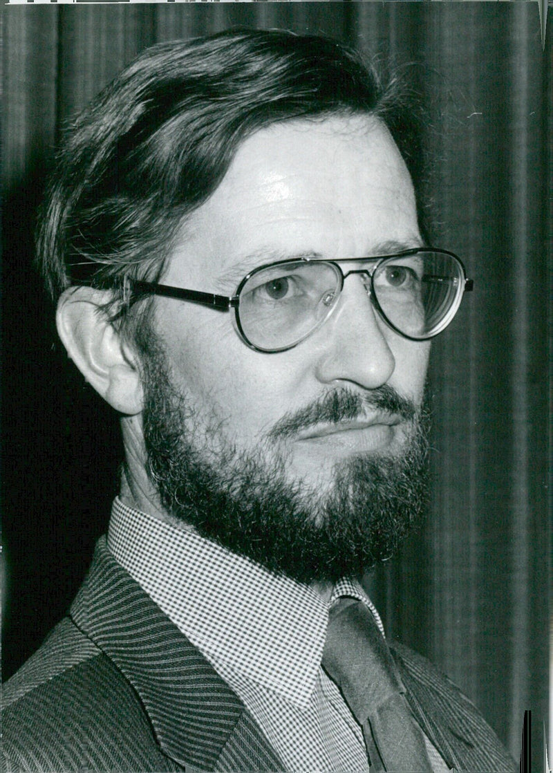 British Ambassador to Iceland, Richard Thomas, is pictured in 1983. - Vintage Photograph