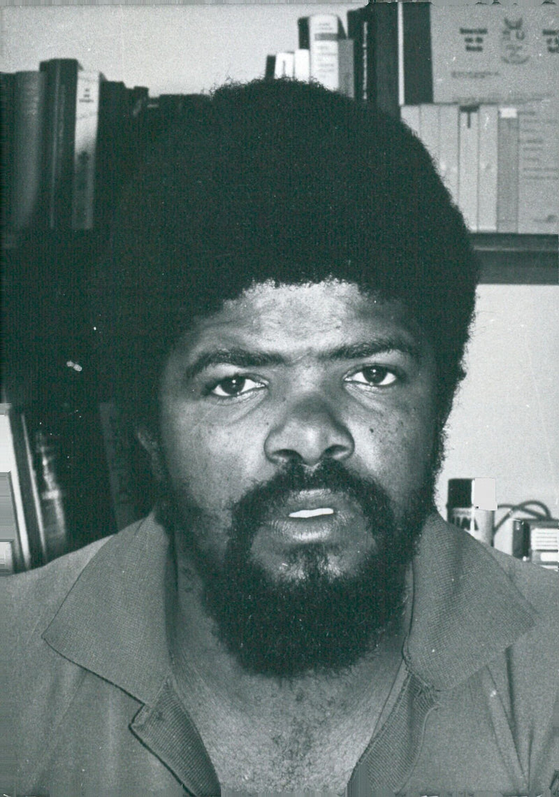 Deputy Chairman of the South West Africa People's Organisation (SWAPO) Daniel Tjongarero in Windhoek, Namibia. - Vintage Photograph