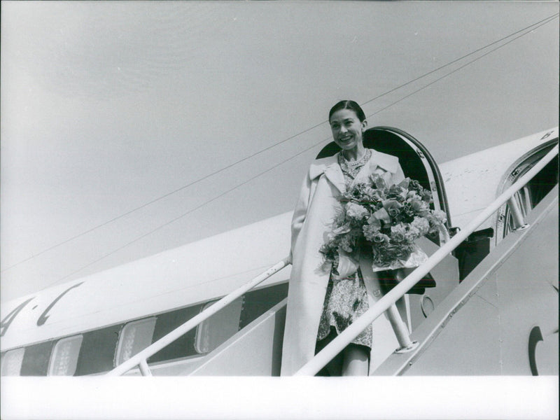 British prima ballerina Margot Fonteyn is pictured in New York City. - Vintage Photograph