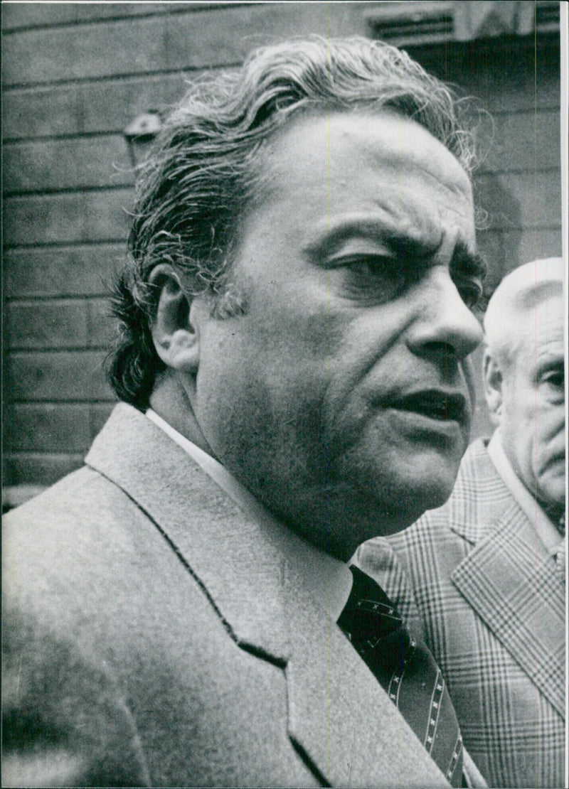 Argentine Trade Union leader Jorge Triacca, General Secretary of the C.G.T. (Workers' General Confederation), is pictured in 1983. - Vintage Photograph