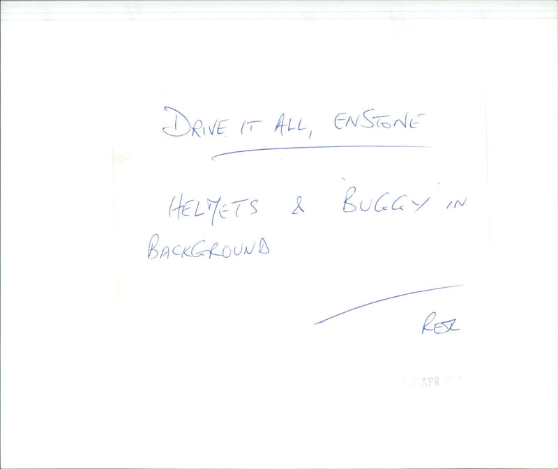 A couple and a buggy in a rural landscape. - Vintage Photograph