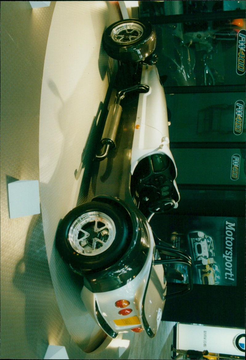 Cars on display at the NEC Motor Show 1998 - Vintage Photograph