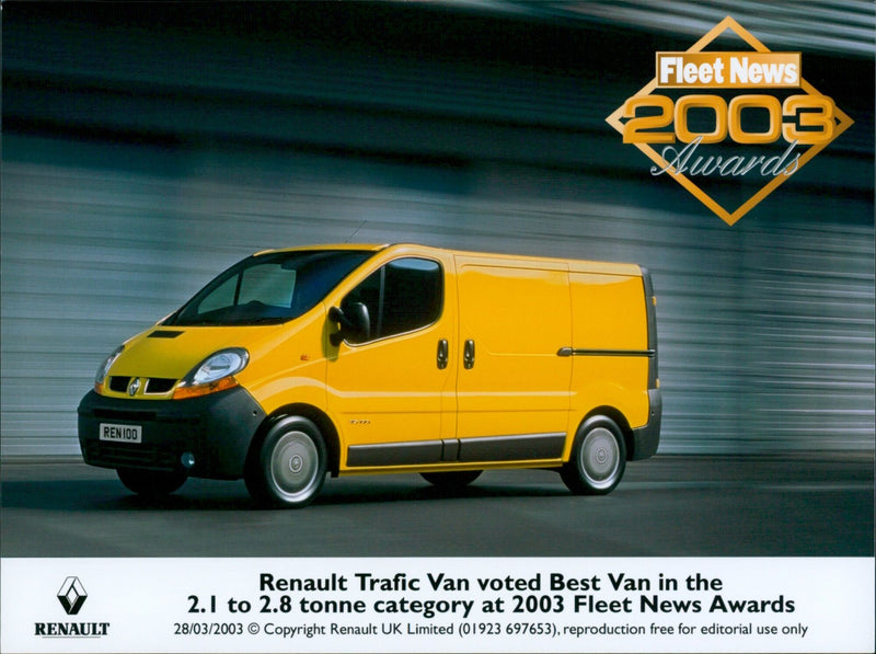 Renault Trafic Van - Vintage Photograph