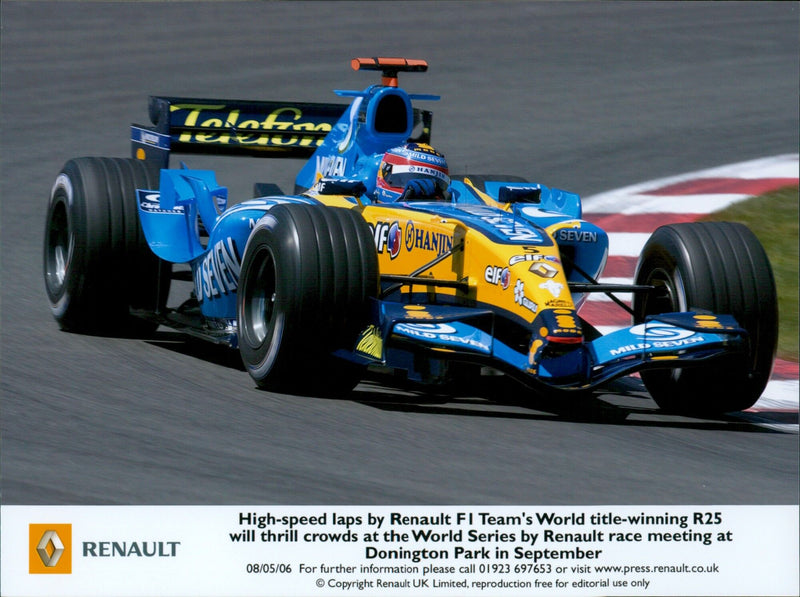 Renault F1 Team - Vintage Photograph