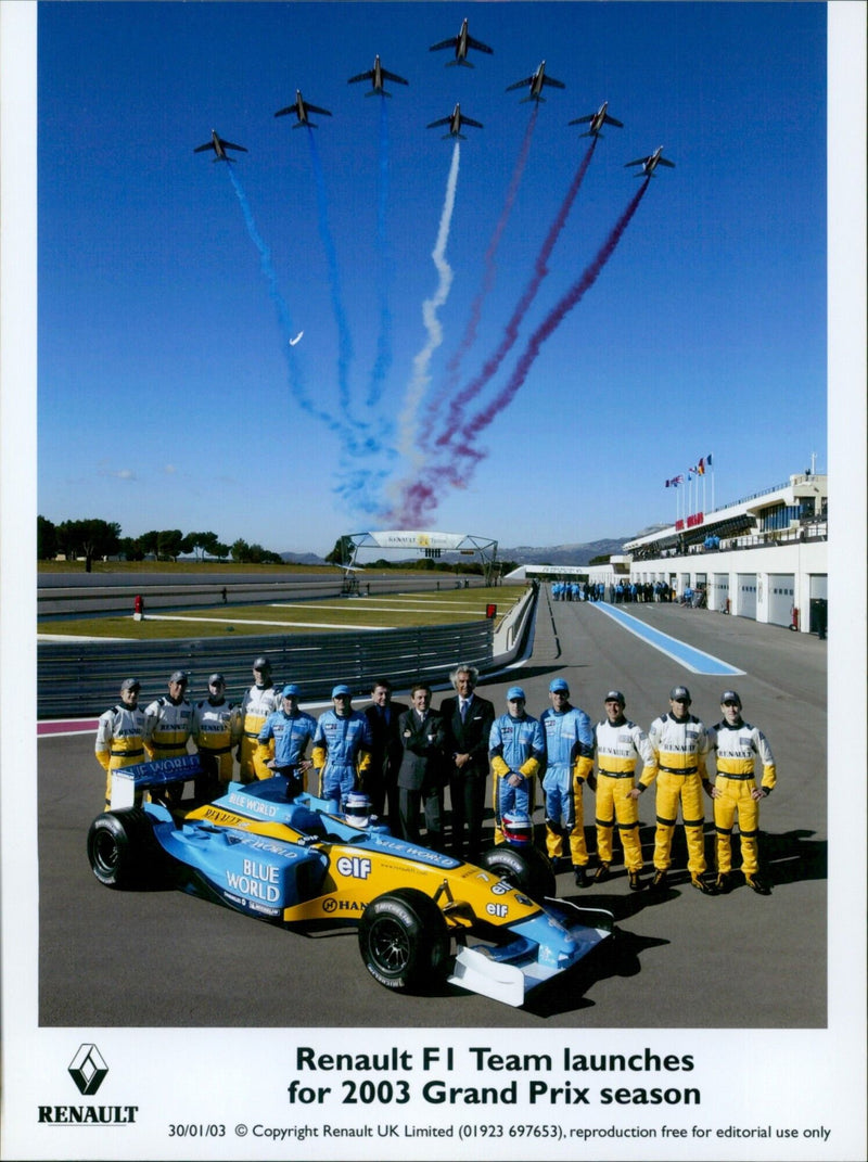 Renault FI Team - Vintage Photograph