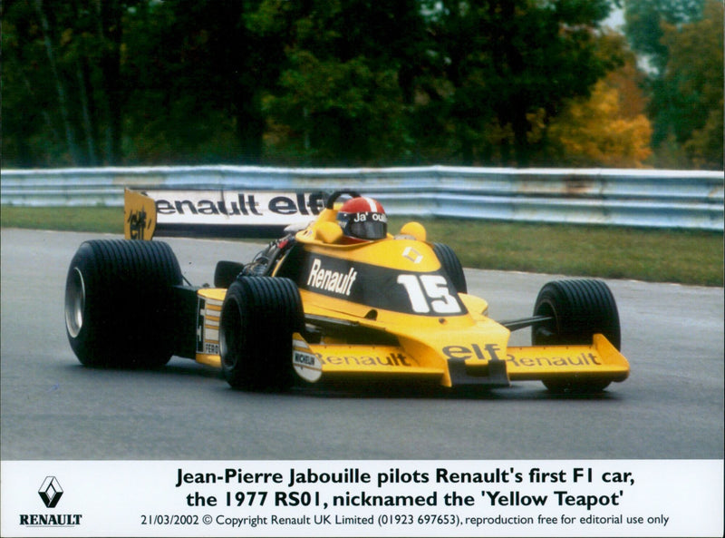 Renault RS01 - Vintage Photograph