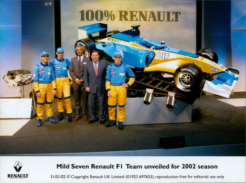 Renault F1 Team - Vintage Photograph