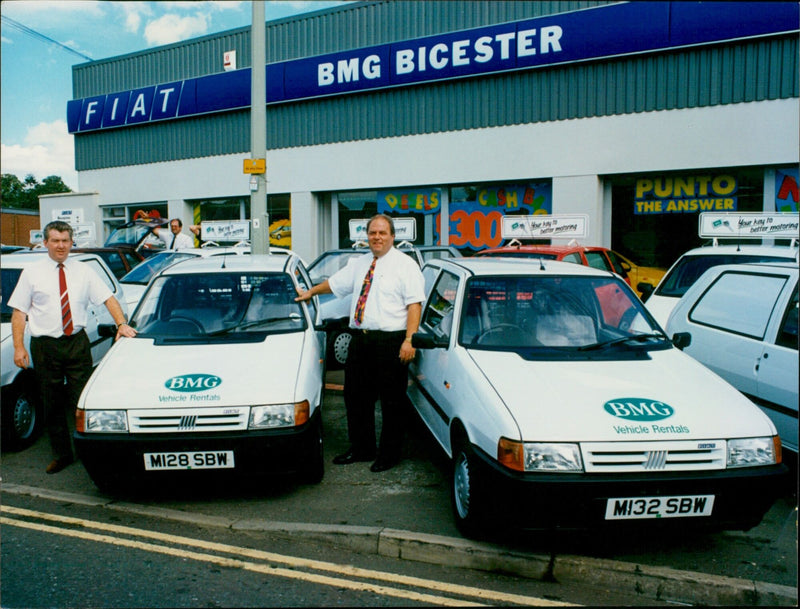 Fiat BMG Bicester - Vintage Photograph