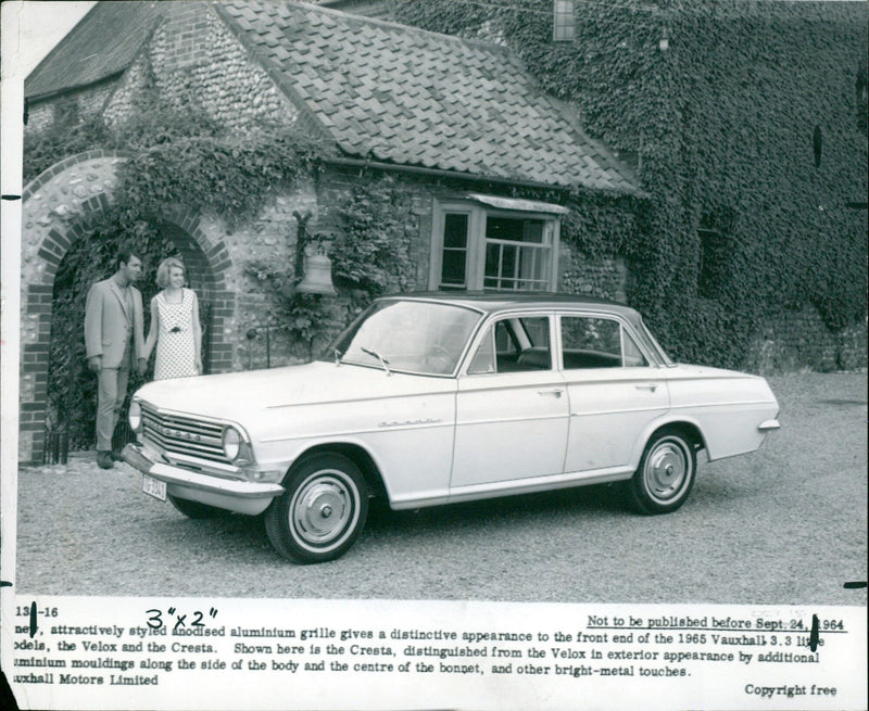 1965 Vauxhall 3.3 lite models - Vintage Photograph