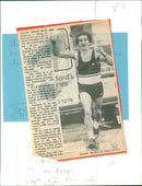 Ex-professional boxer and milkman Steven Henderson is running marathons to raise money for an electric wheelchair for his 10 year old son, who has cerebral palsy. - Vintage Photograph