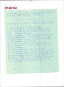 On September 23rd 1957, a waiter sets a table in the dining hall of Cheam School, where Prince Charles will become a pupil the following day. - Vintage Photograph