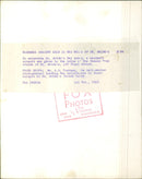 Handbell concert held in the ruins of St. Bride's Church on St. Bride's Day. - Vintage Photograph