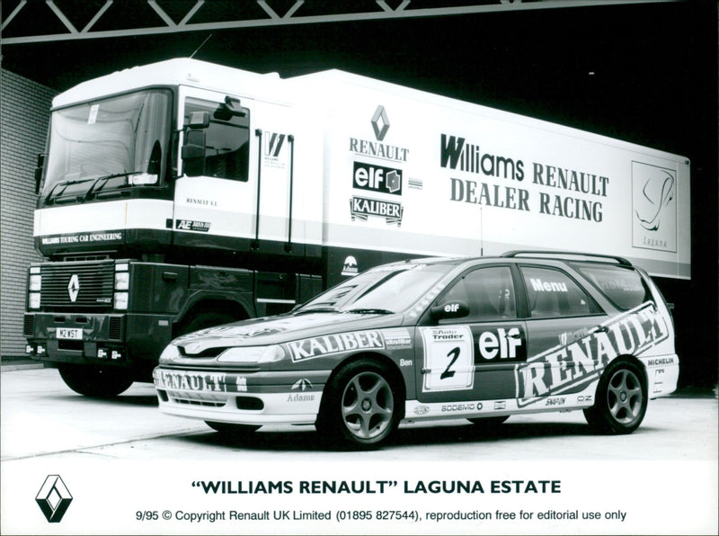 Williams Renault Laguna - Vintage Photograph