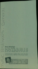 Music fans enjoy a concert at the annual General Music Festival. - Vintage Photograph