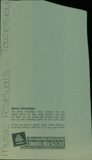 Music fans enjoy the Towesey Music Festival. - Vintage Photograph