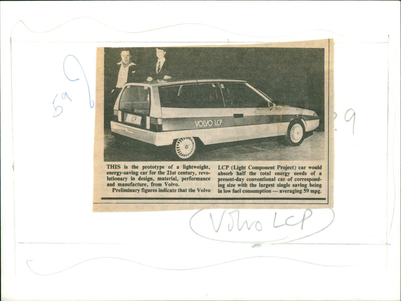 Volvo LCP - Vintage Photograph