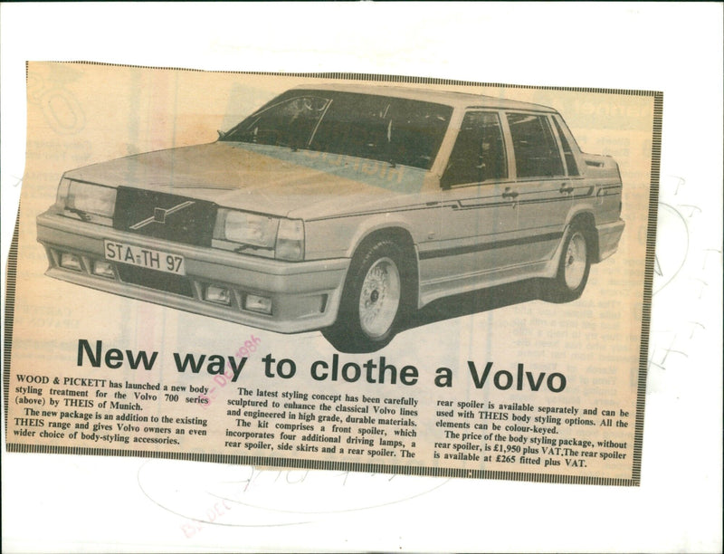 Volvo - Vintage Photograph