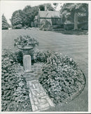 A group of people stand together in protest of the Vietnam War in 1969. - Vintage Photograph