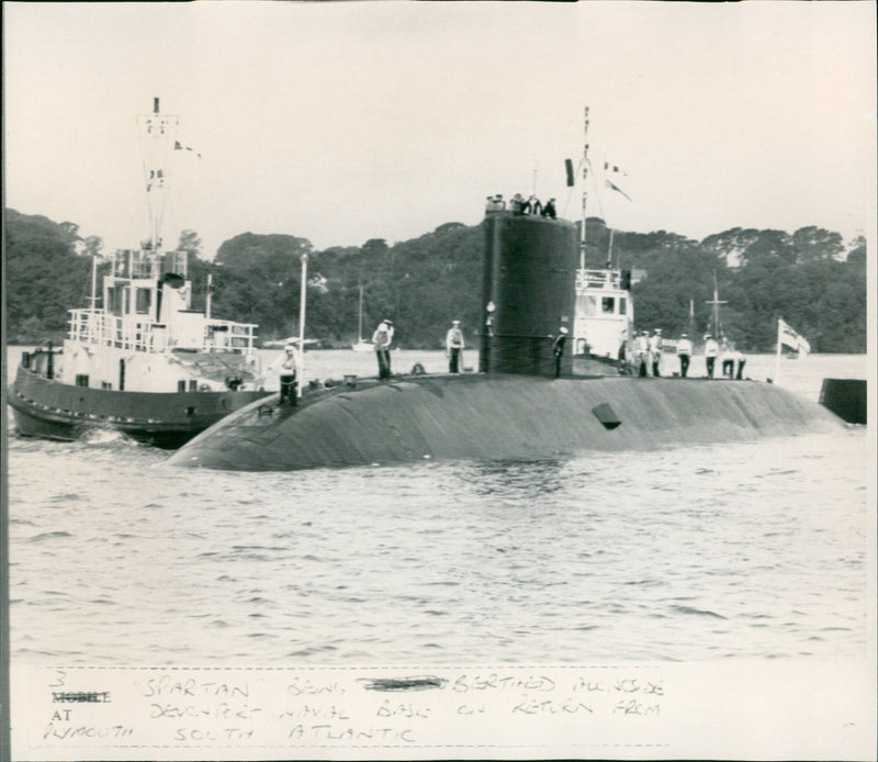 HMS Spartan - Vintage Photograph